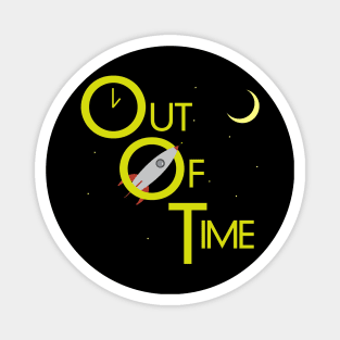 Out of Time Rocket & Stars Magnet